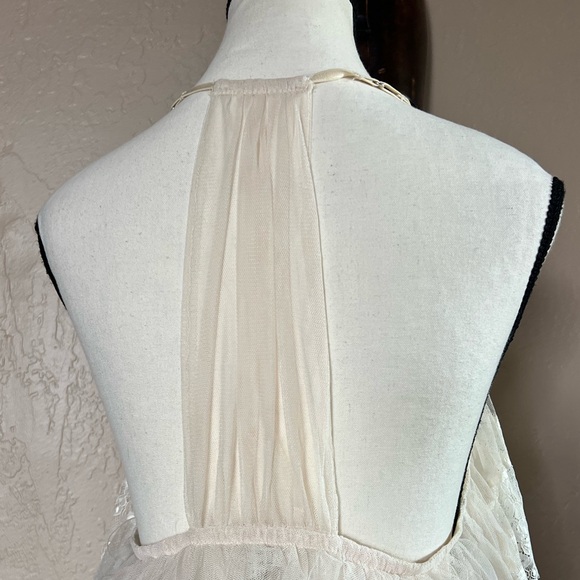 Free People Cream Lace Tunic NWT - Picture 8 of 10